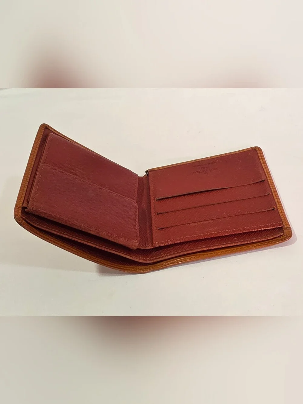 Louis Vuitton Vintage Epi Leather Portefeuille Marco Bifold Wallet Brown Y2K